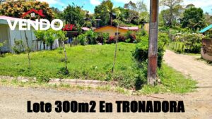 Lote Esquinero 300m2 En Tronadora De Tilarán
