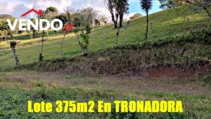 Lote En Tronadora De Tilarán Para Construir